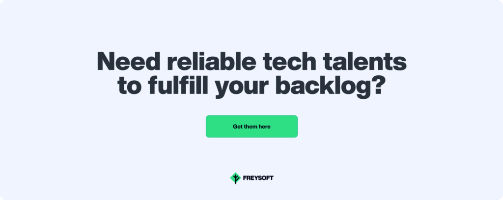 Need reliable tech talents to fulfill your backlog? Get them here.